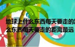 地球上什么东西每天要走的距离最远脑筋急转弯（地球上什么东西每天要走的距离最远）