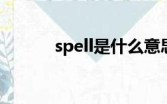 spell是什么意思（spellflash）