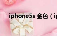 iphone5s 金色（iphone5s金色价格）