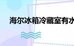 海尔冰箱冷藏室有水（冰箱冷藏室有水）