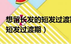 想留长发的短发过渡期怎么修剪（想留长发的短发过渡期）