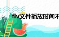 flv文件播放时间不对（flv文件播放）