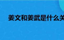 姜文和姜武是什么关系（真文姜怎么过）