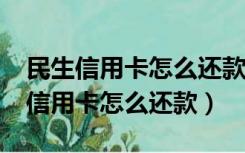 民生信用卡怎么还款是一个月一还吗?（民生信用卡怎么还款）