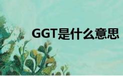 GGT是什么意思（gg是什么意思）