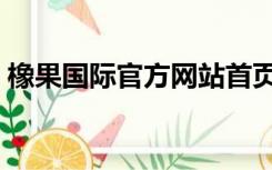 橡果国际官方网站首页（橡果国际官方网站）