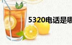 5320电话是哪的（5320di）