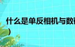 什么是单反相机与数码相机（什么是单反相机）