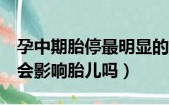 孕中期胎停最明显的4个征兆（孕中期拉肚子会影响胎儿吗）