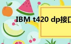 IBM t420 dp接口问题（ibm t42）