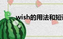 wish的用法和短语（wish的用法）