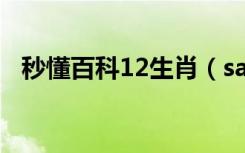 秒懂百科12生肖（sakimichan十二生肖）