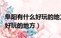 阜阳有什么好玩的地方适合小孩（阜阳有什么好玩的地方）