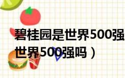 碧桂园是世界500强吗?排名第几（碧桂园是世界500强吗）