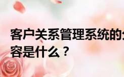 客户关系管理系统的分类方法有哪些？具体内容是什么？