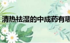 清热祛湿的中成药有哪些（去湿中药有哪些）