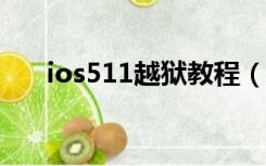 ios511越狱教程（itouch5越狱教程）