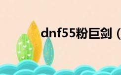 dnf55粉巨剑（dnf50粉巨剑）