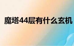 魔塔44层有什么玄机（魔塔44层怎么进入）