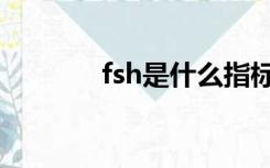 fsh是什么指标（fsh是什么）