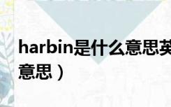 harbin是什么意思英语翻译（harbin是什么意思）