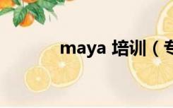 maya 培训（专业maya培训）