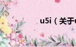 u5i（关于u5i的介绍）