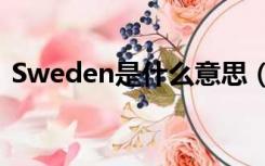 Sweden是什么意思（sweden是什么意思）