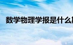 数学物理学报是什么期刊（数学物理学报）