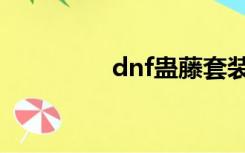 dnf蛊藤套装（dnf蛊藤）