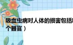 吸血虫病对人体的损害包括哪些（吸血虫病症状主要影响哪个器官）