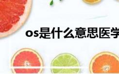 os是什么意思医学（os是什么意思）