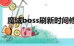 魔域boss刷新时间修改（魔域boss刷新时间）