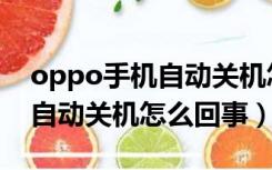 oppo手机自动关机怎么回事儿（oppo手机自动关机怎么回事）