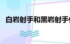 白岩射手和黑岩射手什么关系（白岩射手）