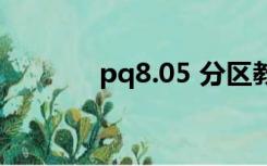 pq8.05 分区教程（pq8.05）