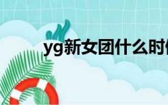 yg新女团什么时候出道（yg女团）